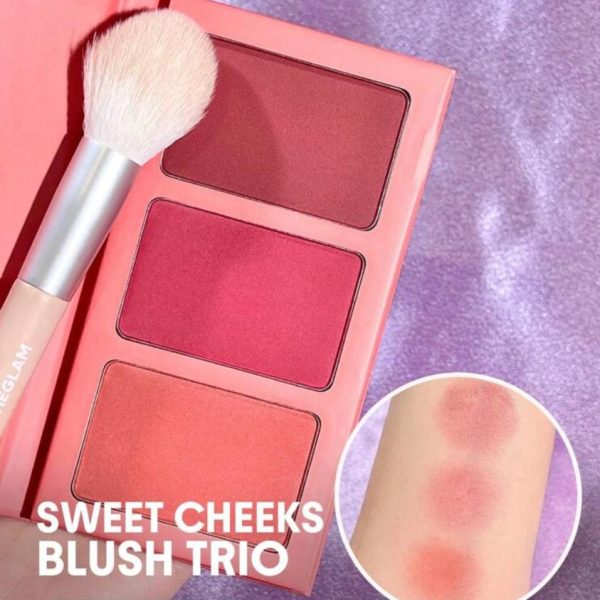 پالت رژگونه سه رنگ شیگلم مدل SWEET CHEEKS