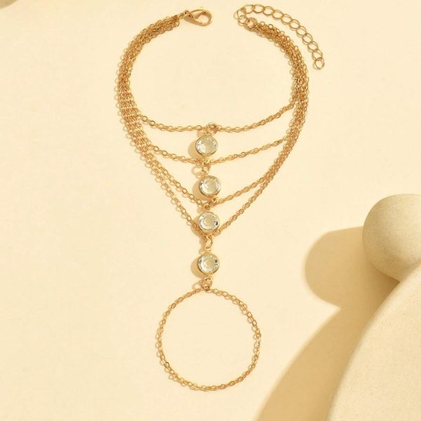 دستبند انکشتی نگین